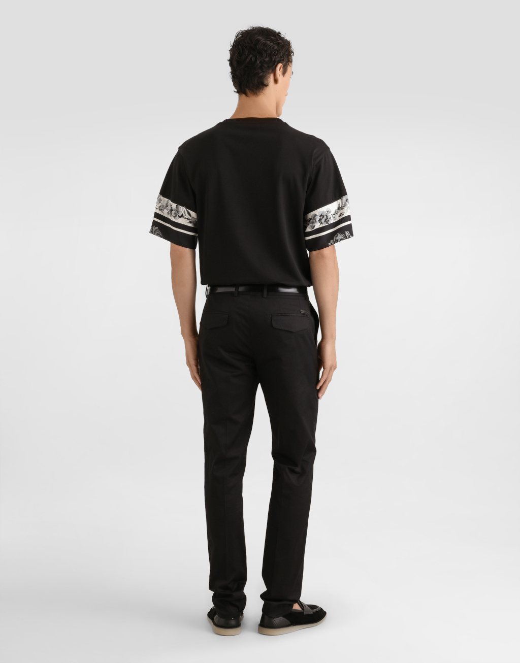 印花丝棉混纺 T 恤3