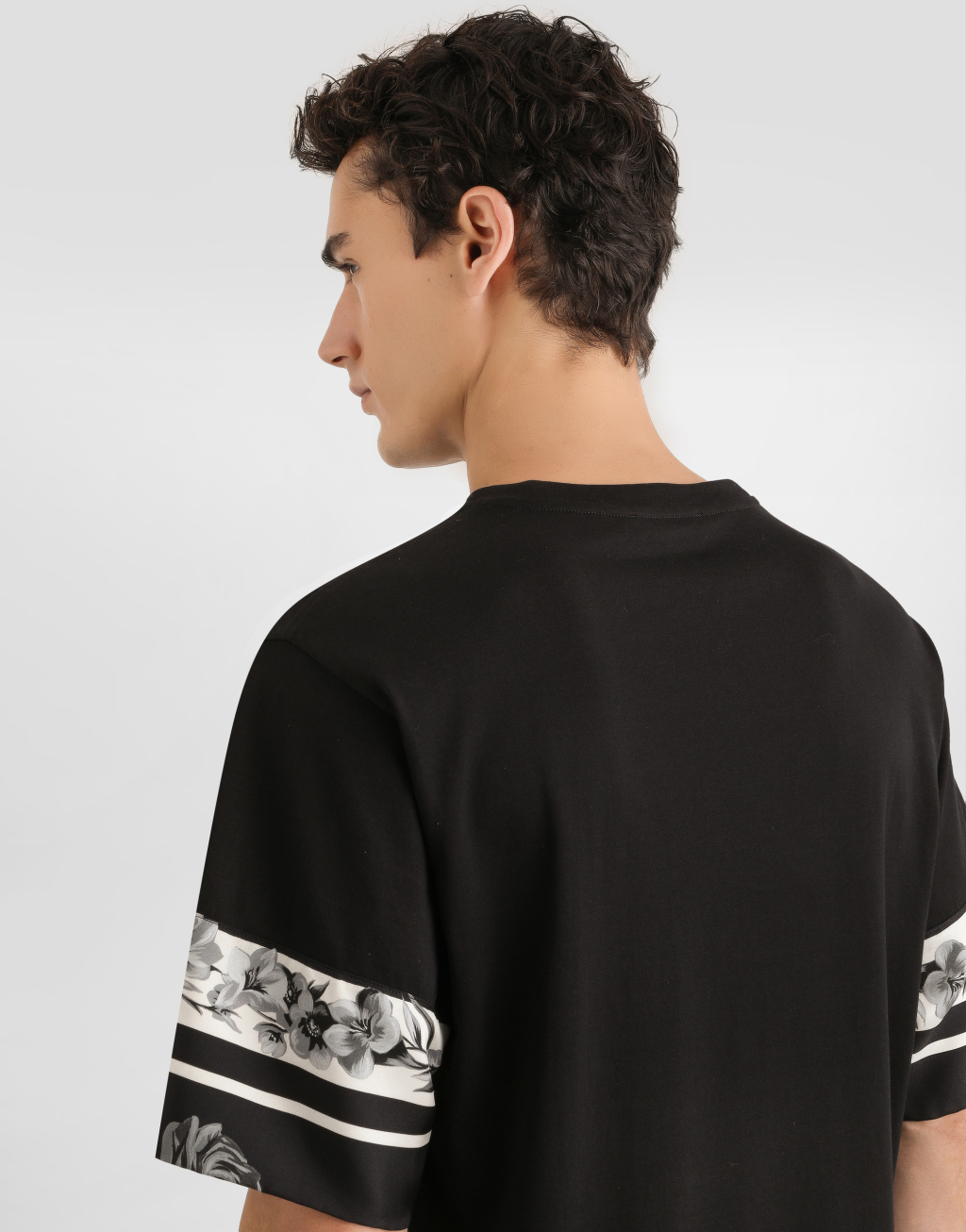 印花丝棉混纺 T 恤5