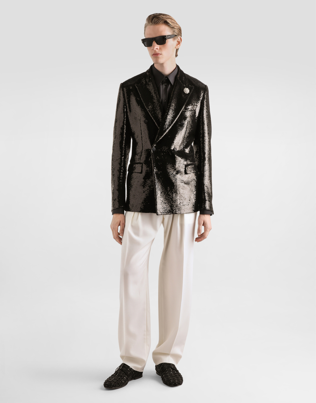 亮片 Sicilia Light 双排扣夹克2