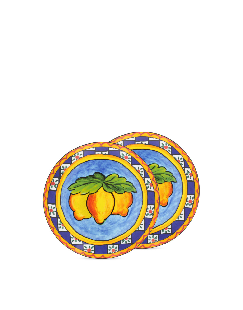 陶瓷面包盘两件套 + 柑橘味潘妮朵尼面包（1KG） 套组2