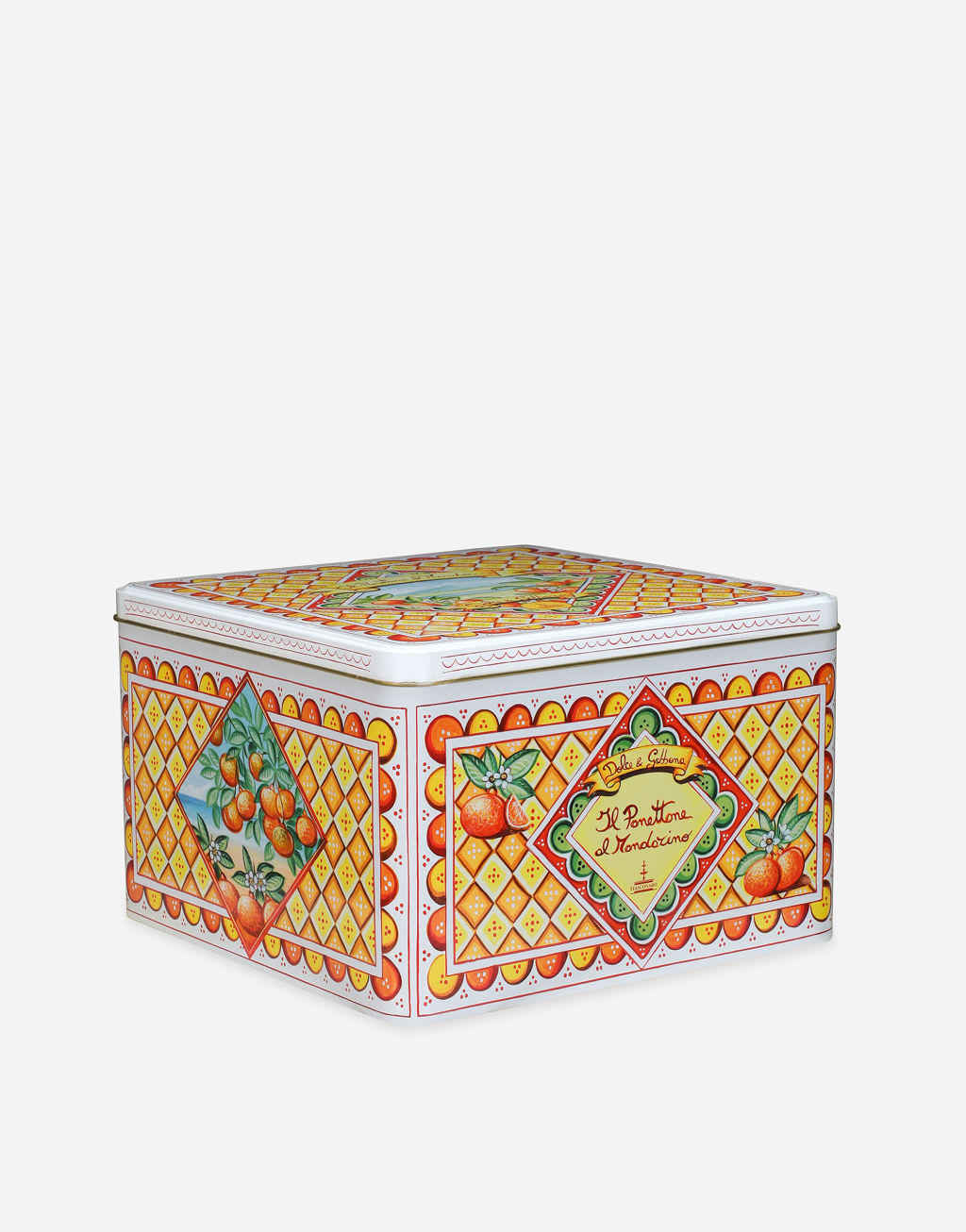 陶瓷面包盘两件套 + 柑橘味潘妮朵尼面包（1KG） 套组6