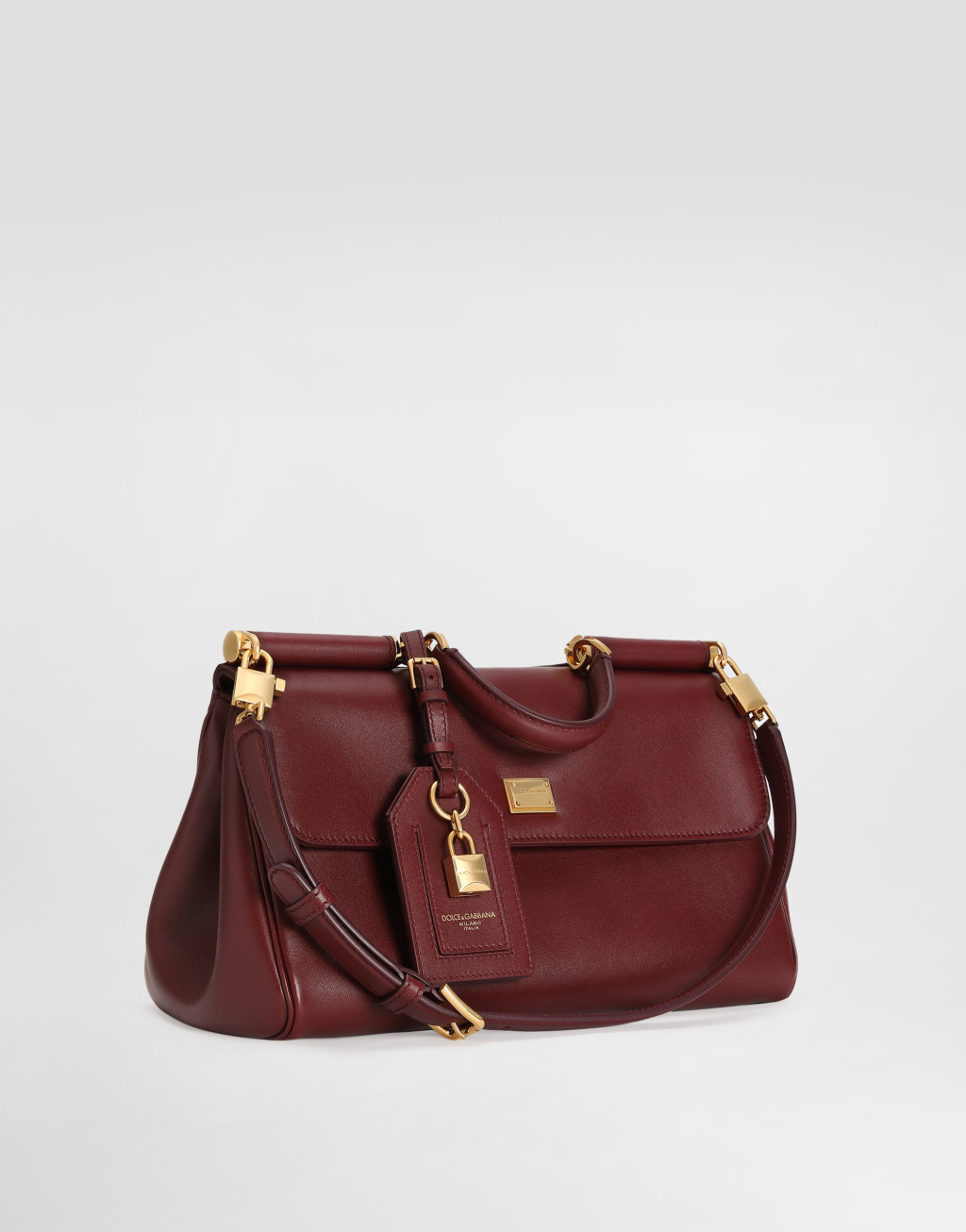 My Sicily 中号法棍款手袋 + 真丝斜纹束发带套组4