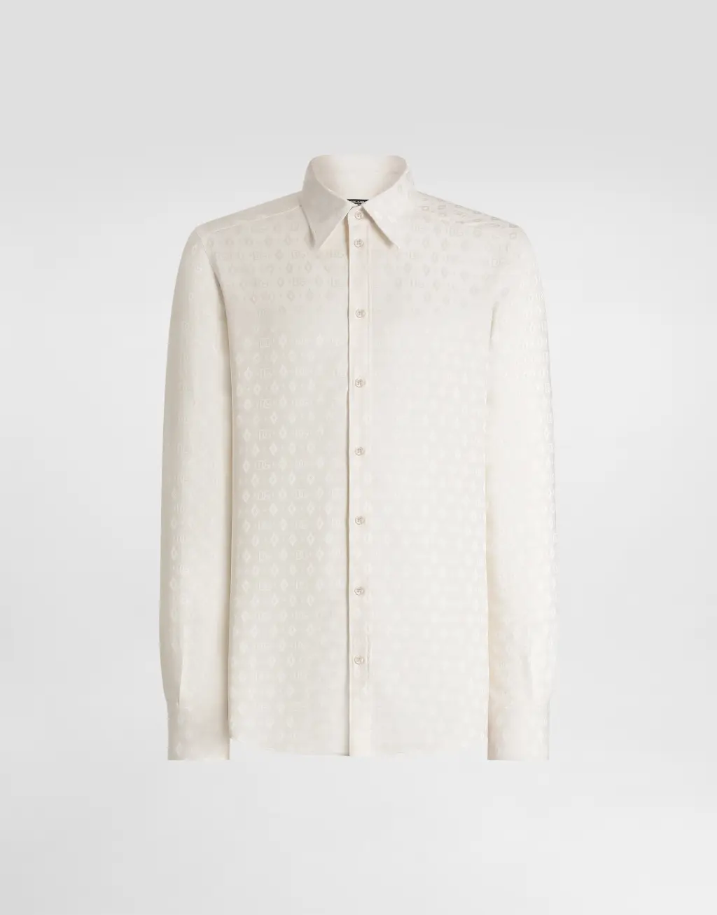 徽标真丝提花 Martini 衬衫