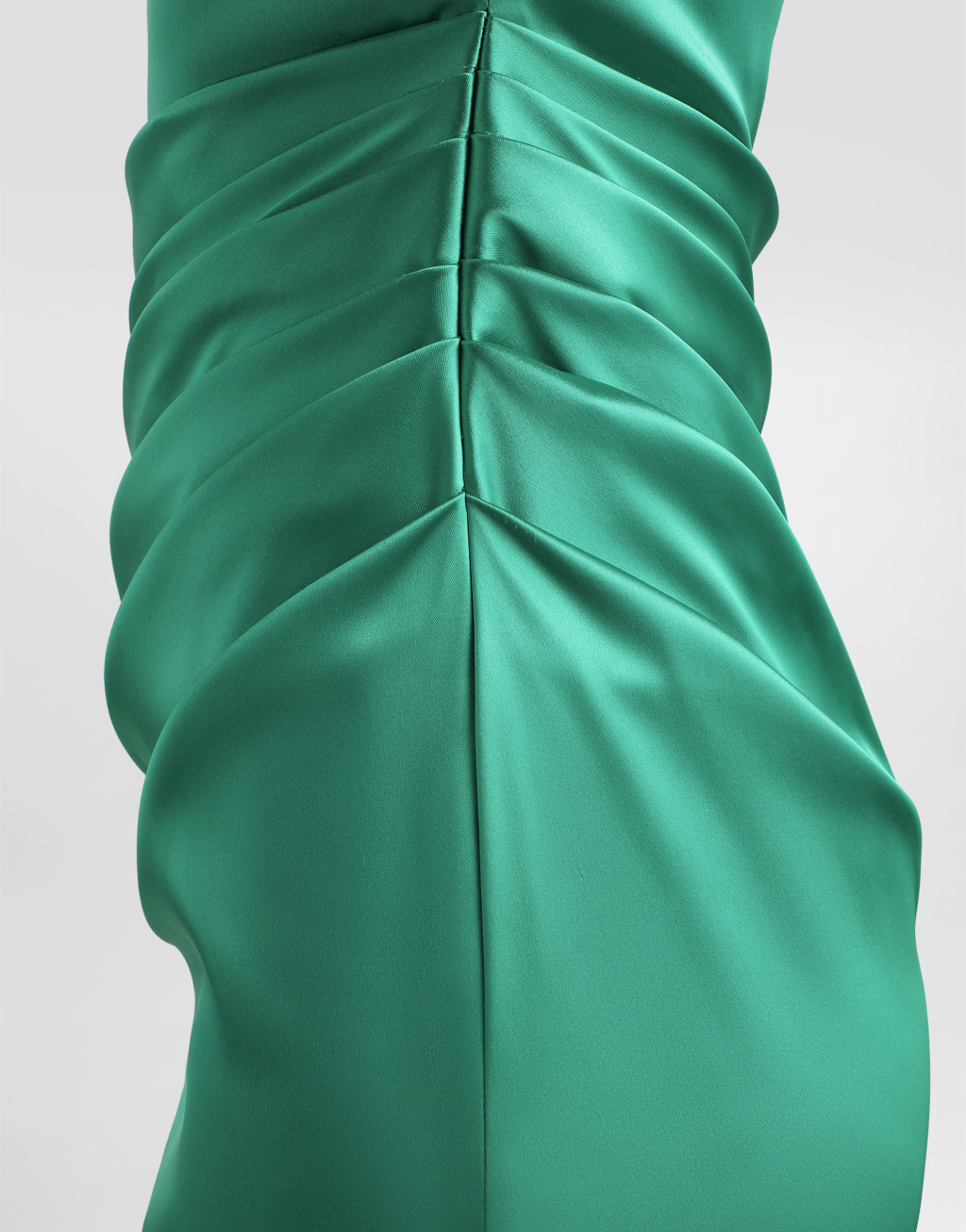 弹力缎布单肩连衣裙5