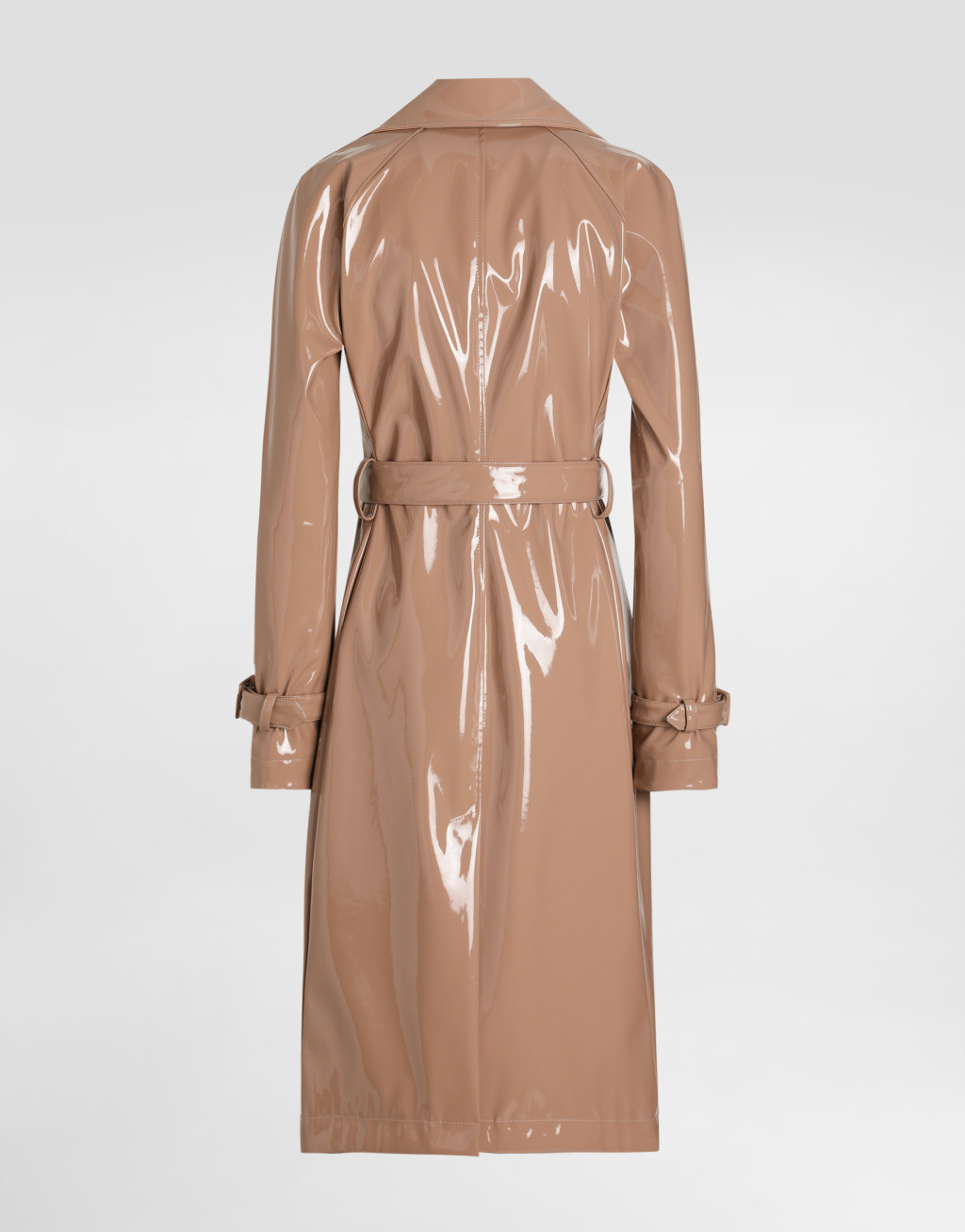 涂层人造皮革风衣7