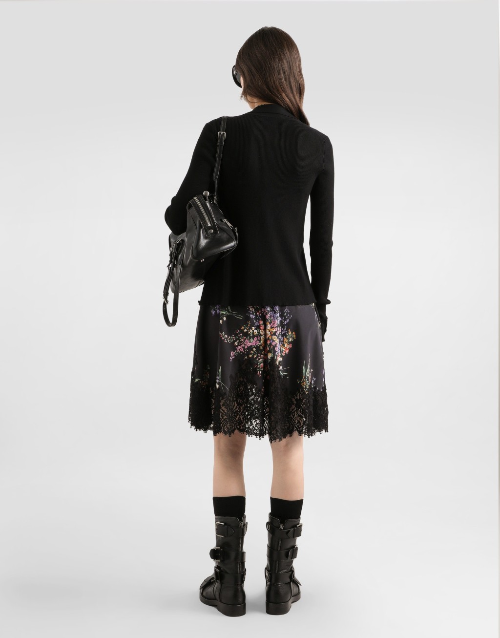 花卉印花电力纺衬裙礼服3