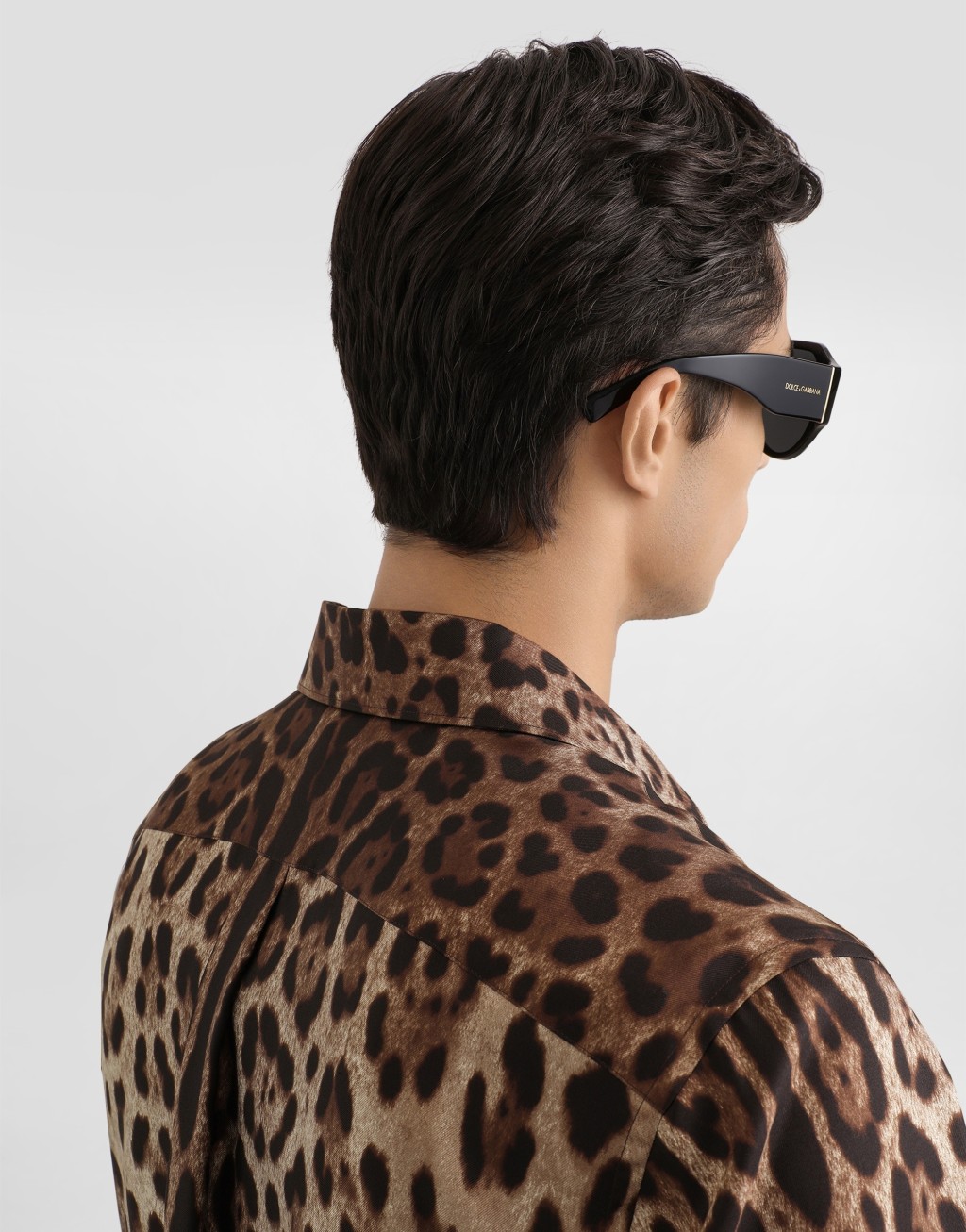 豹纹印花真丝斜纹 Gold 衬衫5