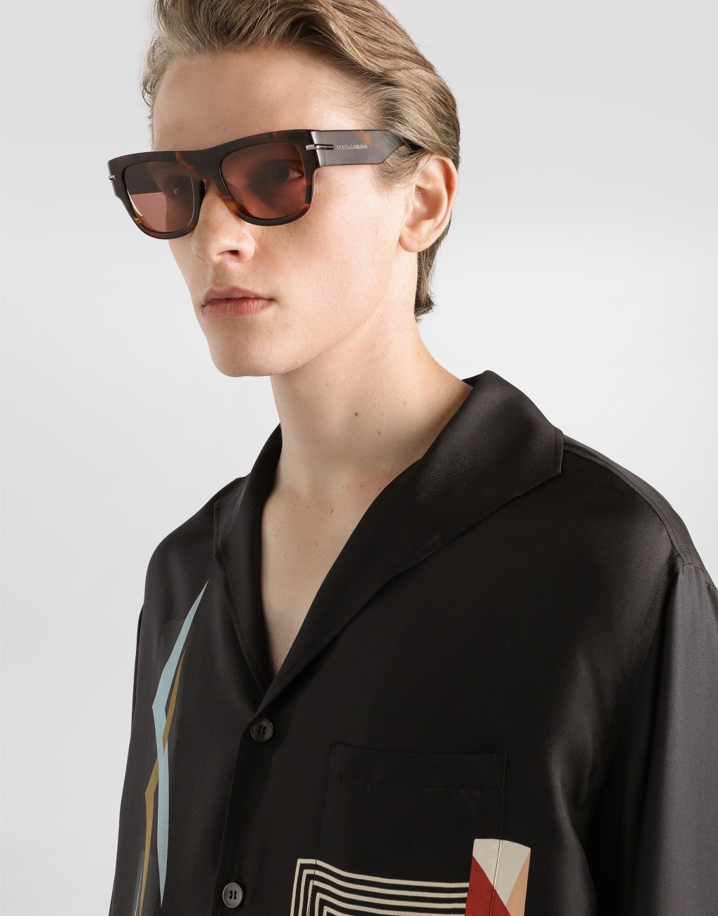 几何印花斜纹衬衫4