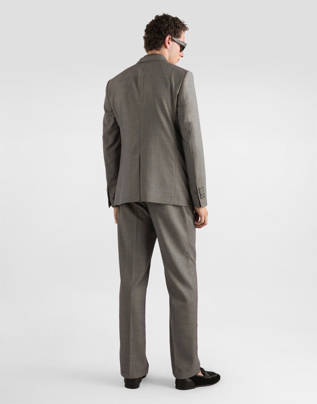 鸟眼纹单排扣羊毛夹克3