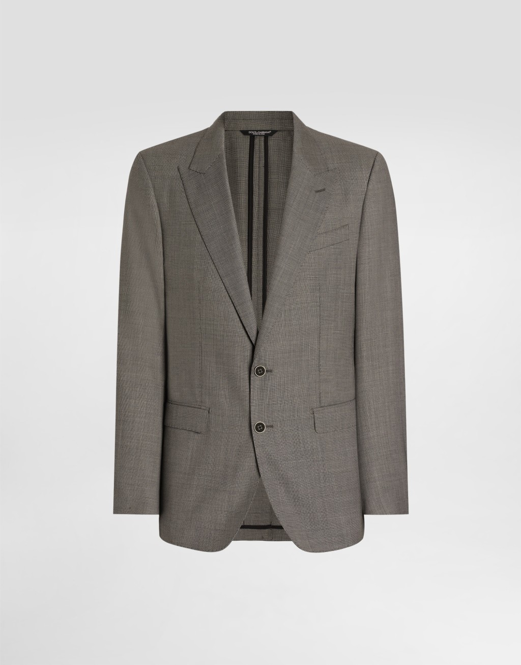 鸟眼纹单排扣羊毛夹克1