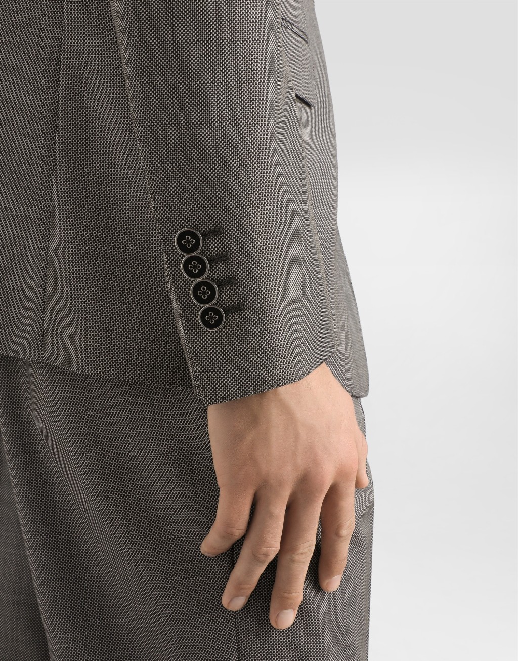 鸟眼纹单排扣羊毛夹克5