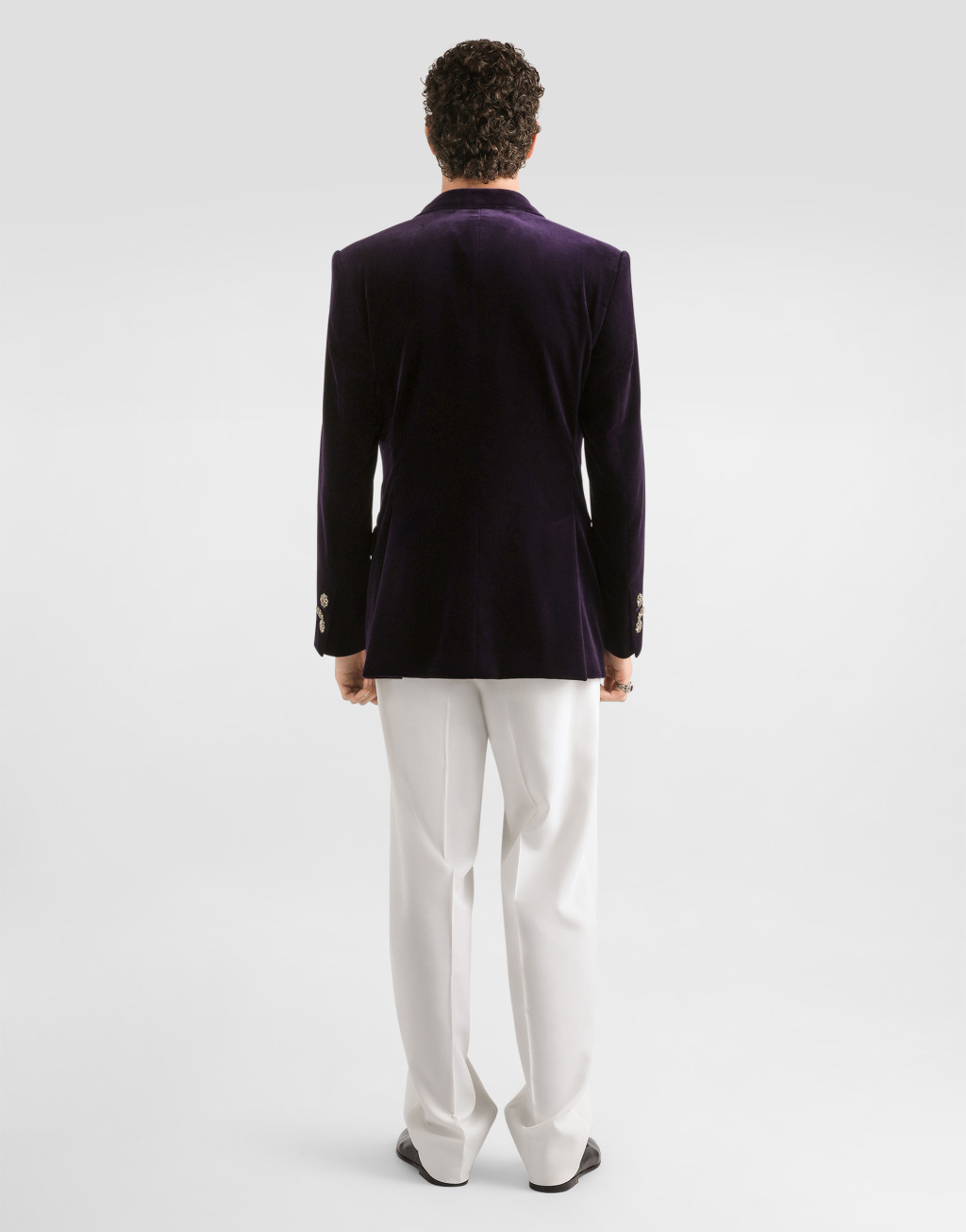 光面天鹅绒 Sicilia 双排扣夹克3