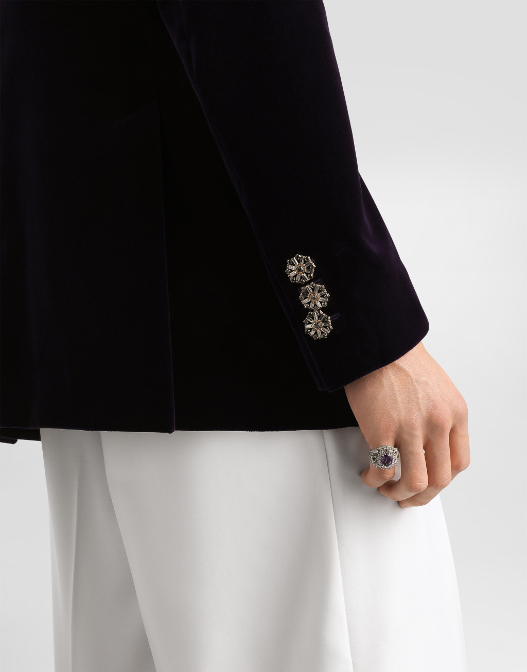 光面天鹅绒 Sicilia 双排扣夹克5