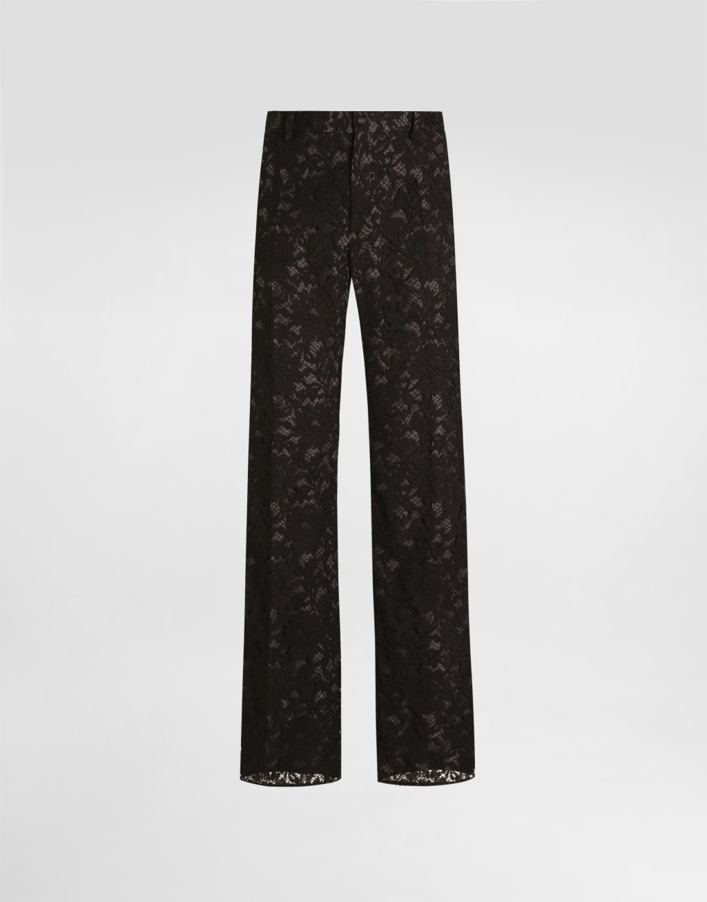 双层真丝蕾丝长裤1