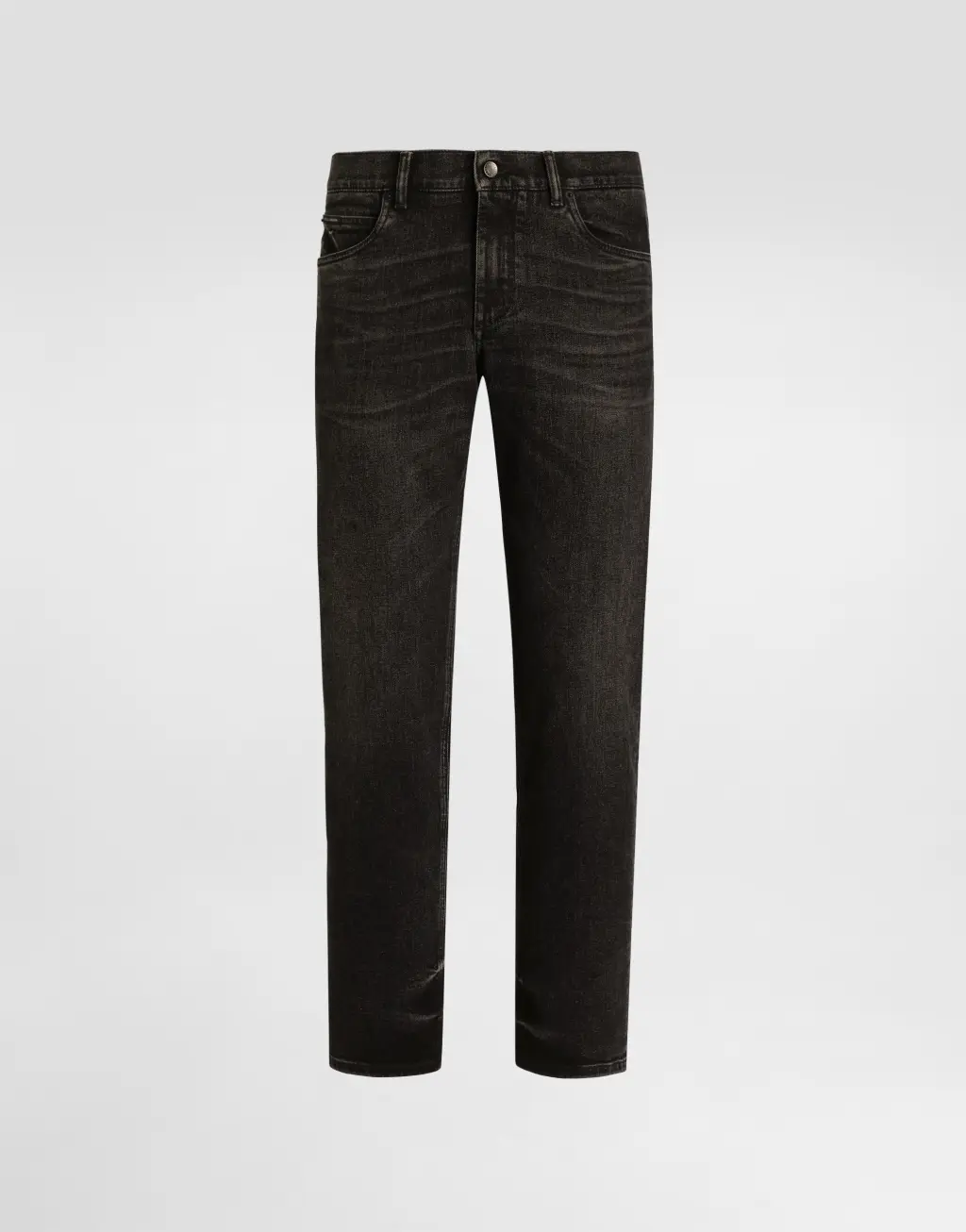 DG 拼饰丹宁长裤