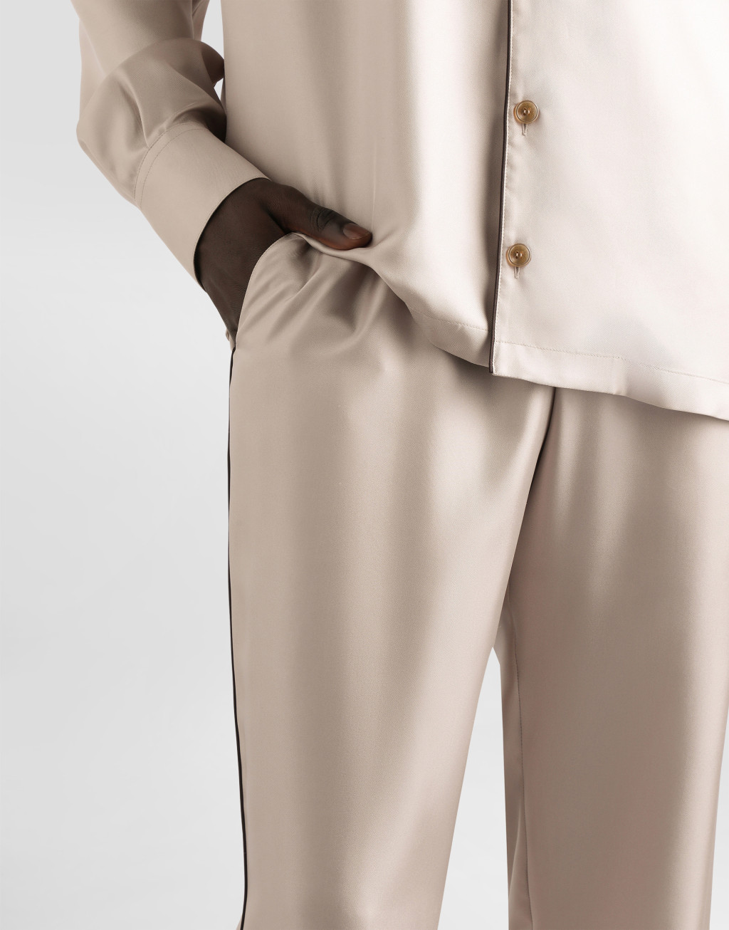 刺绣真丝 Vanity 长裤5