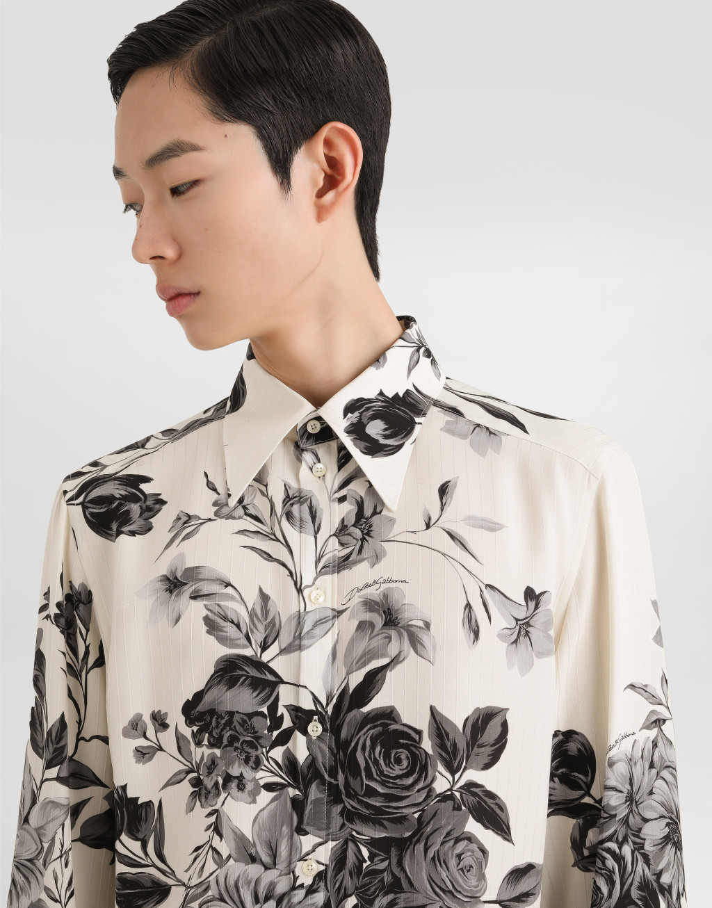 花束印花 Gold 衬衫4