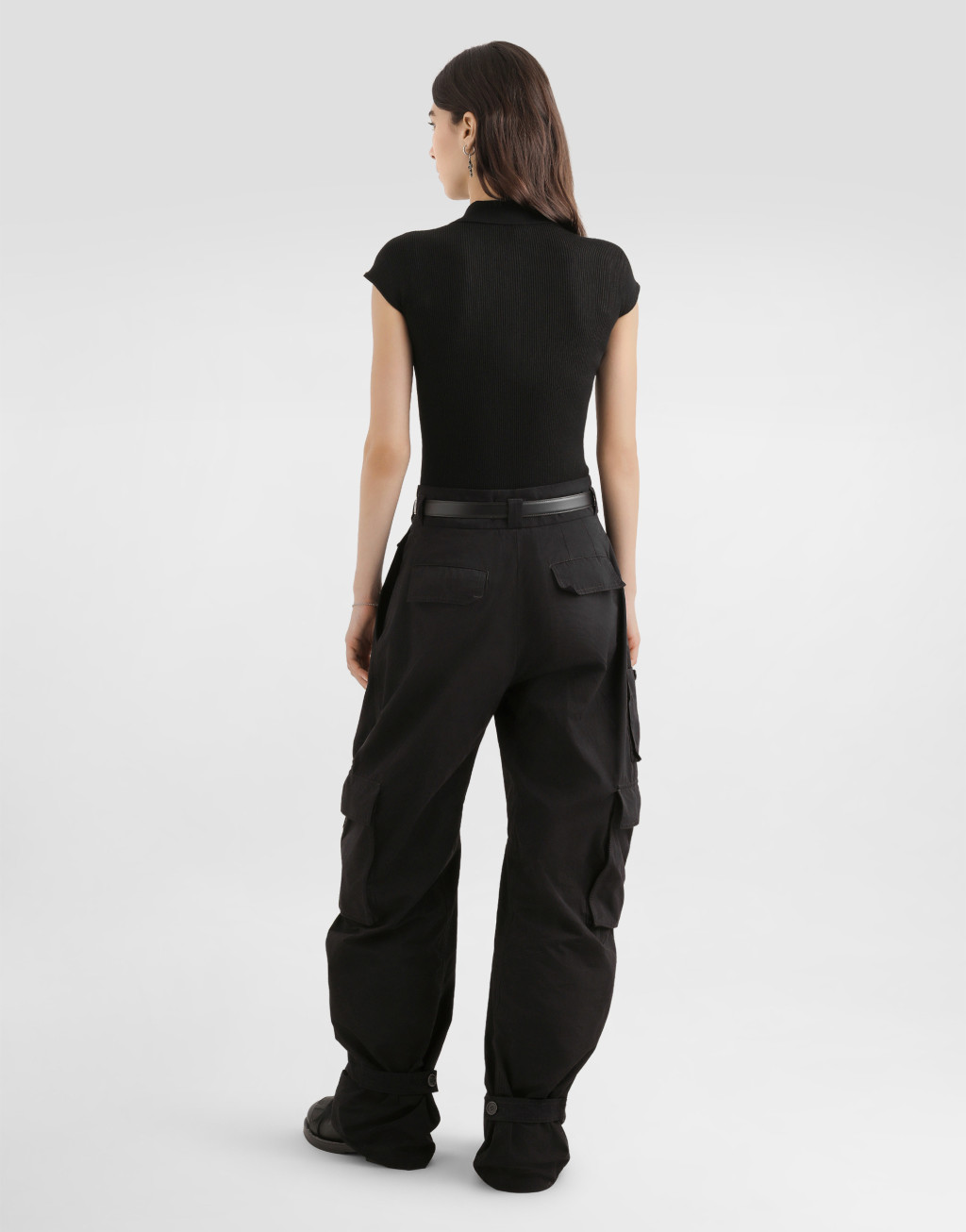 Polo 领细罗纹套衫3