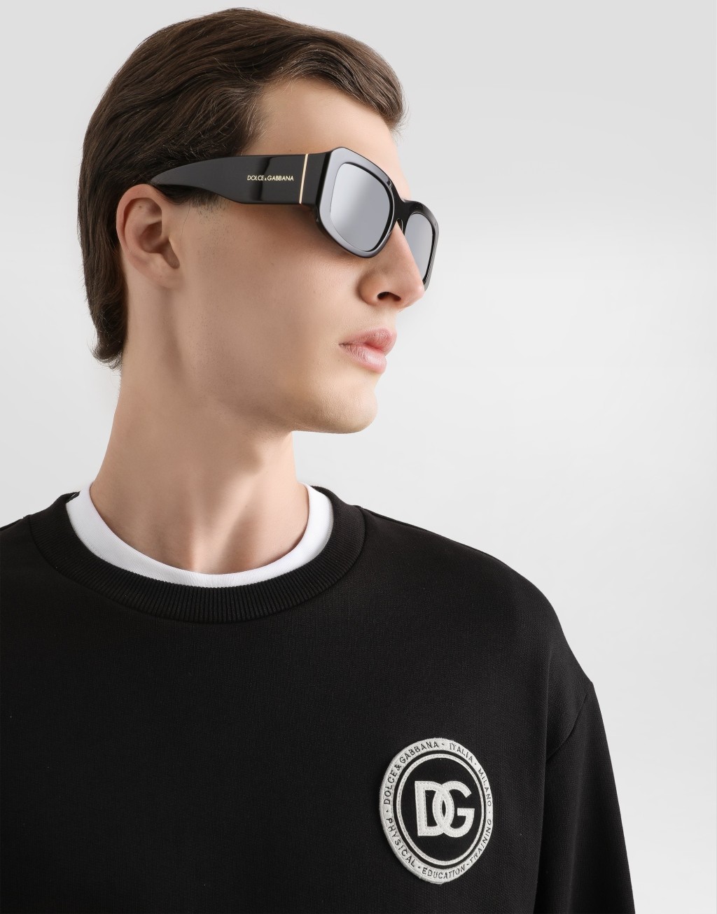 拼饰平纹针织卫衣5