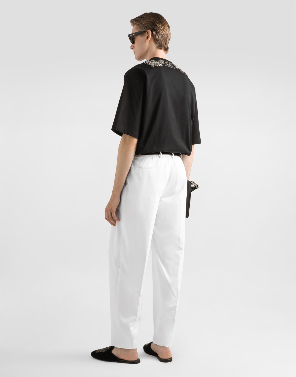 刺绣平纹针织 T 恤3