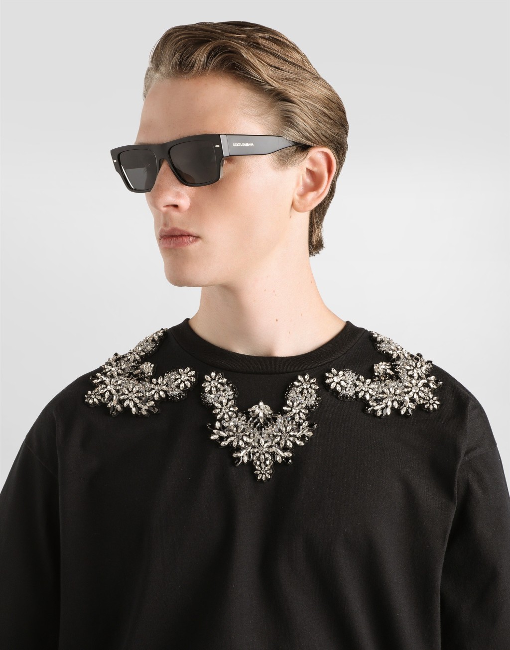 刺绣平纹针织 T 恤4