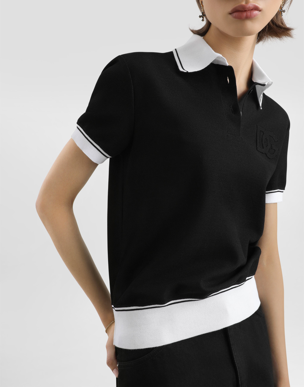 刺绣珠地 Polo 衫6