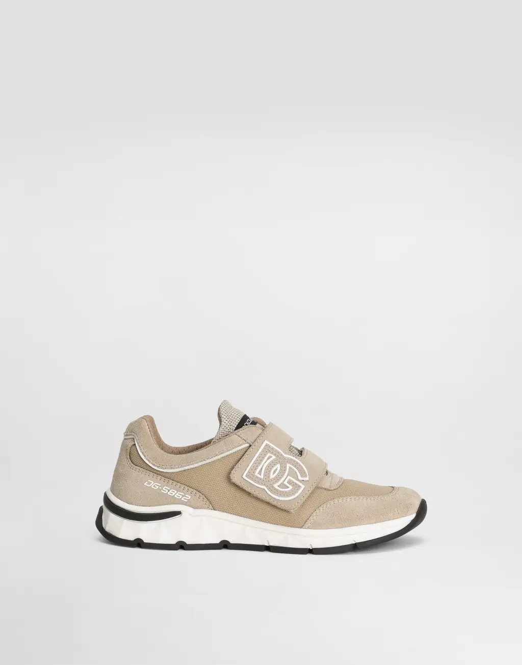 翻绒皮与网布 DG Running 运动鞋