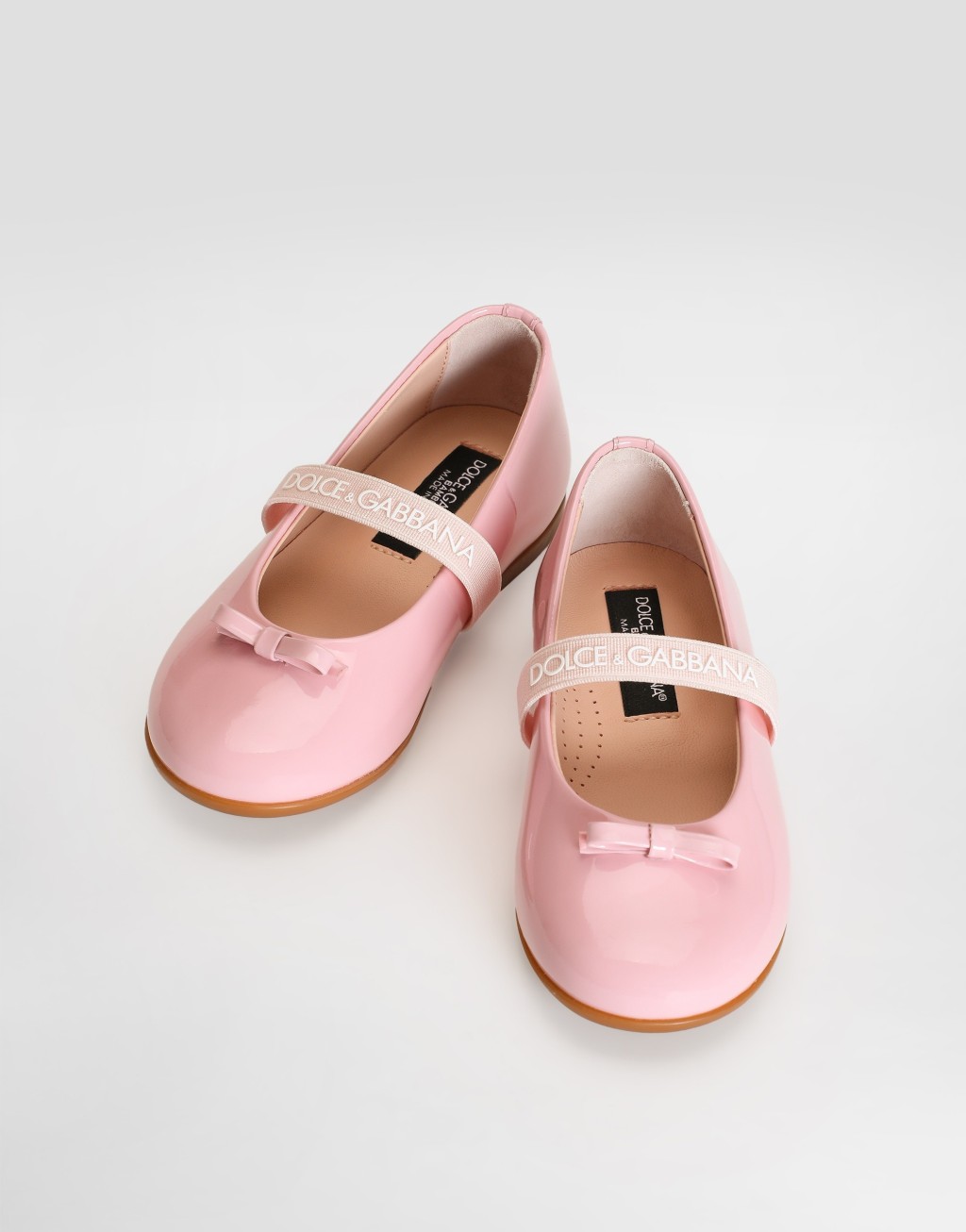 蝴蝶结漆皮芭蕾平底鞋4