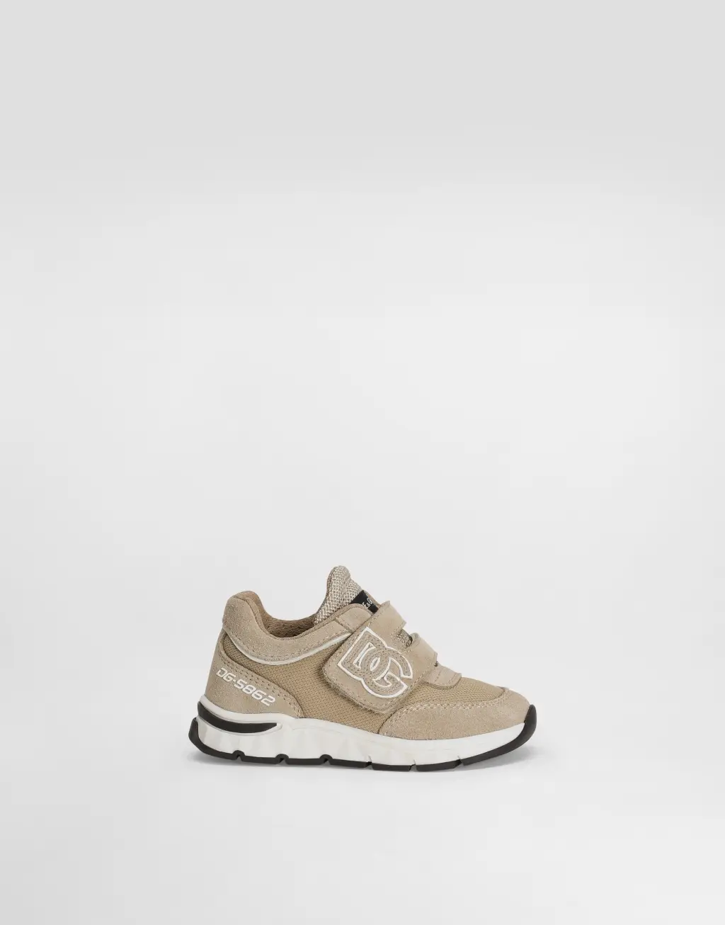 翻绒皮与网布 DG Running 运动鞋