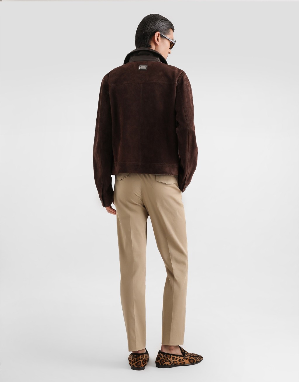 弹力棉质华达呢长裤3