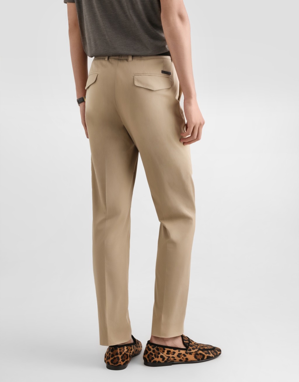 弹力棉质华达呢长裤5