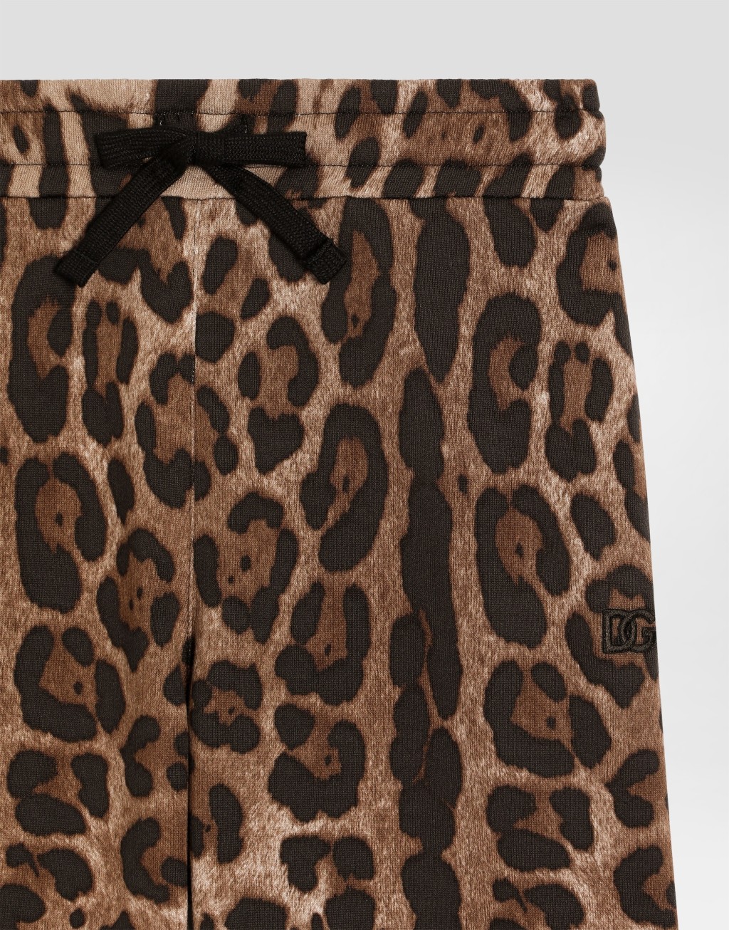 豹纹棉质抓绒长裤3