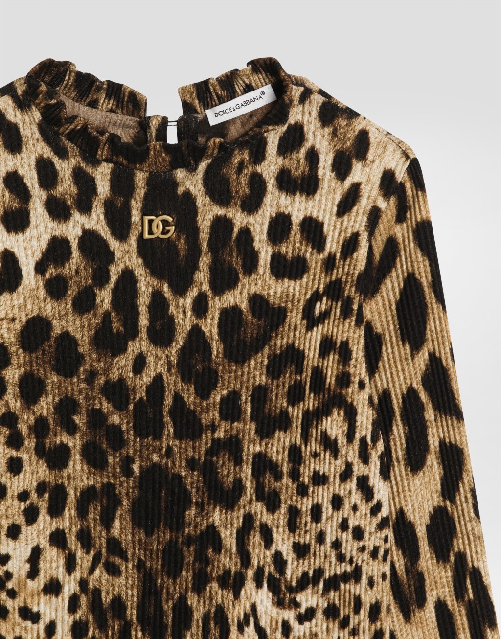 豹纹罗纹高领衫3