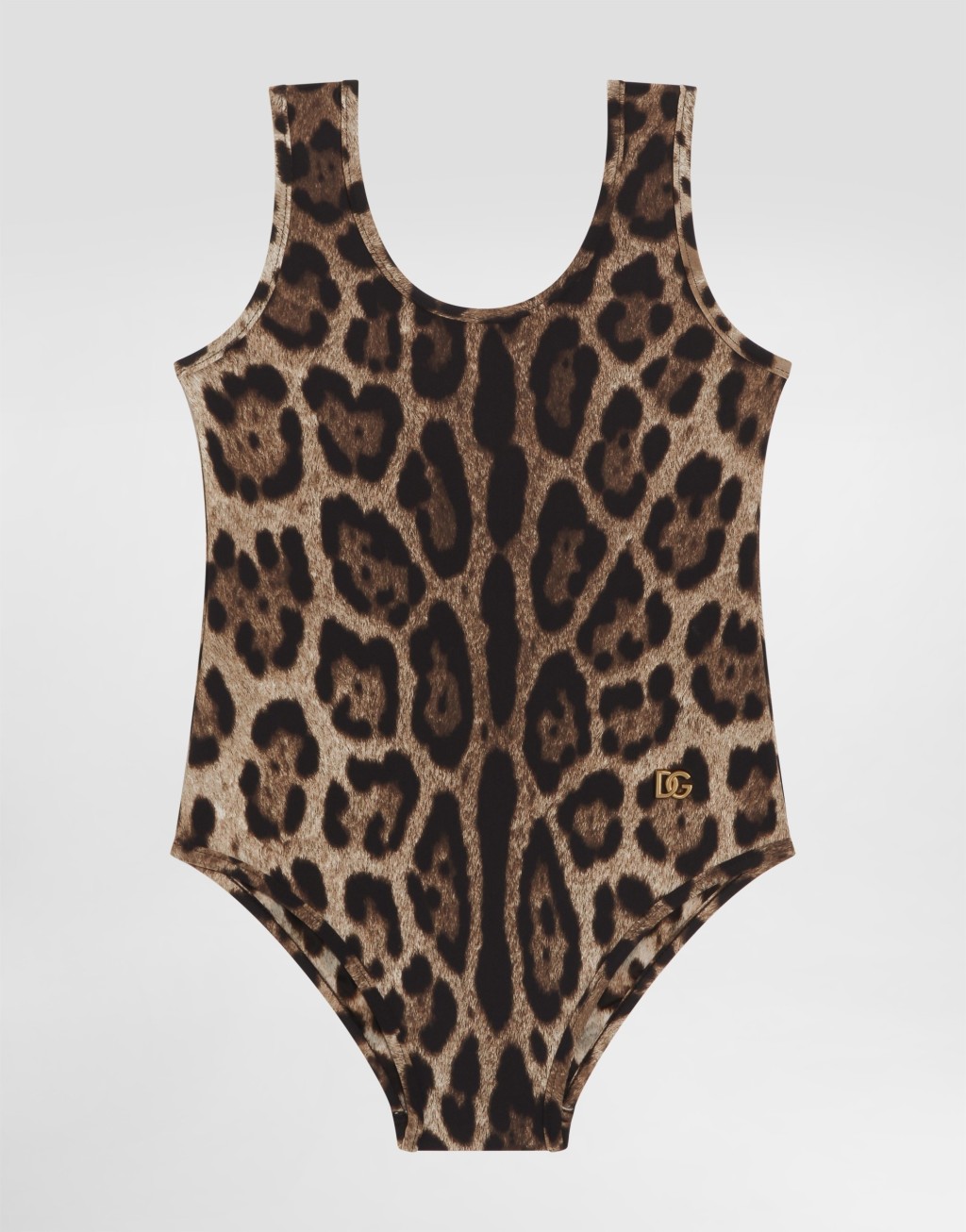 豹纹连体泳衣1