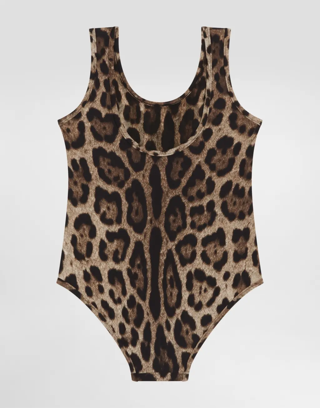 豹纹连体泳衣