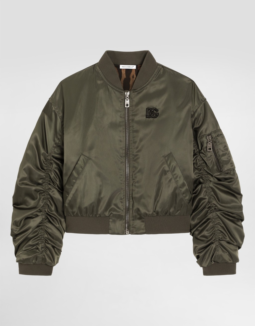 尼龙帆布飞行员夹克1