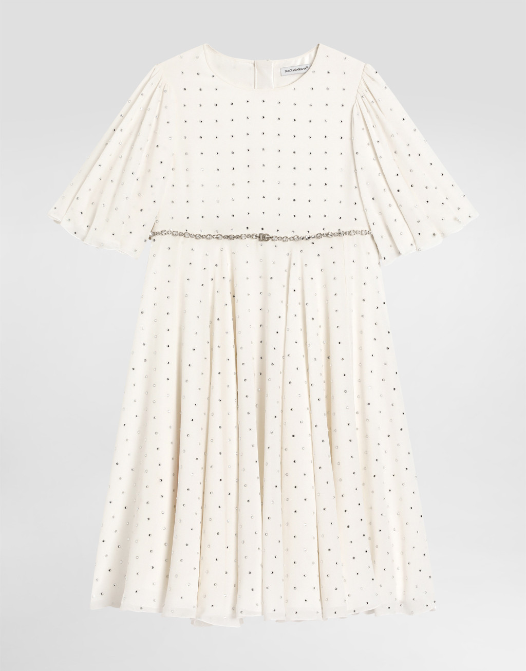 真丝乔其纱连衣裙1