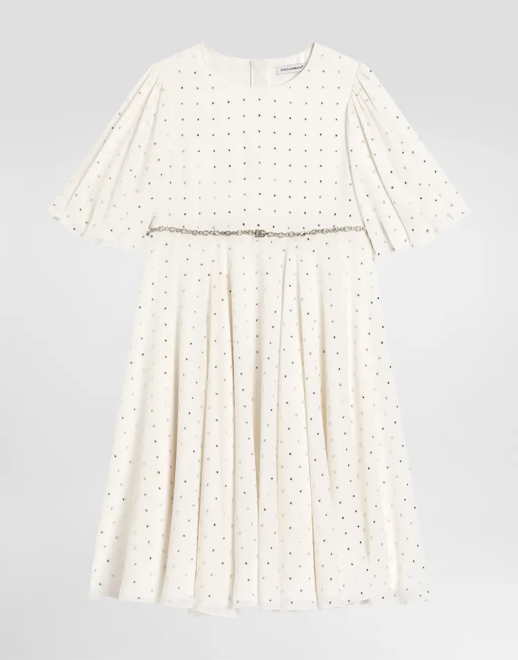 真丝乔其纱连衣裙