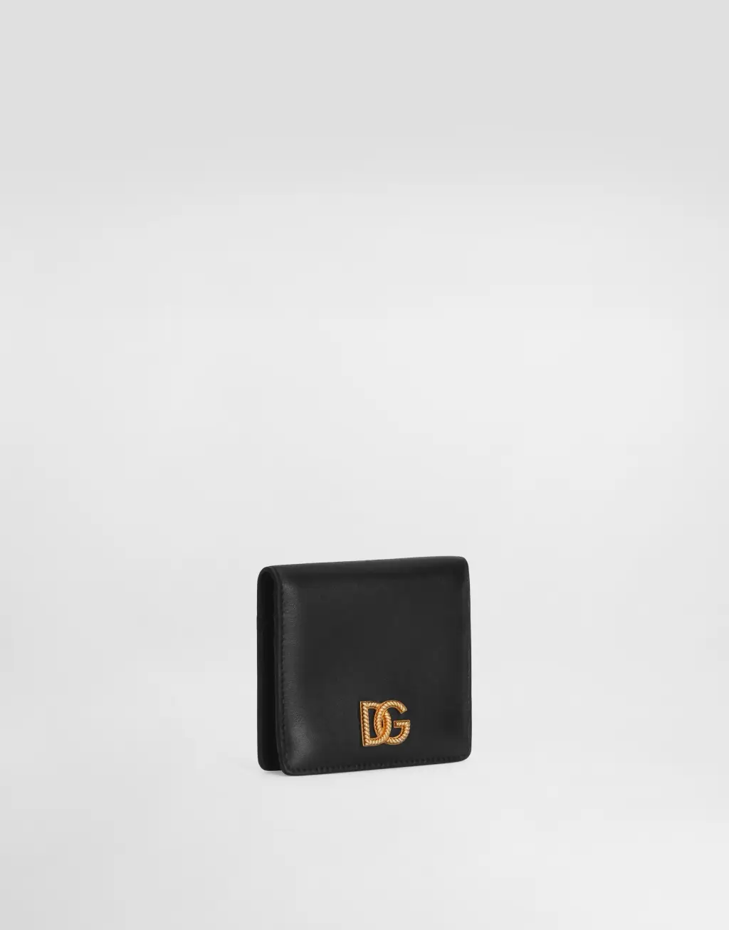 DG 徽标小牛皮钱包