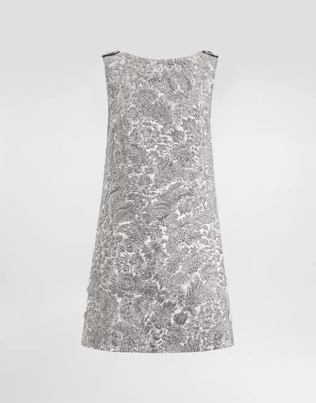 花卉提花连衣裙