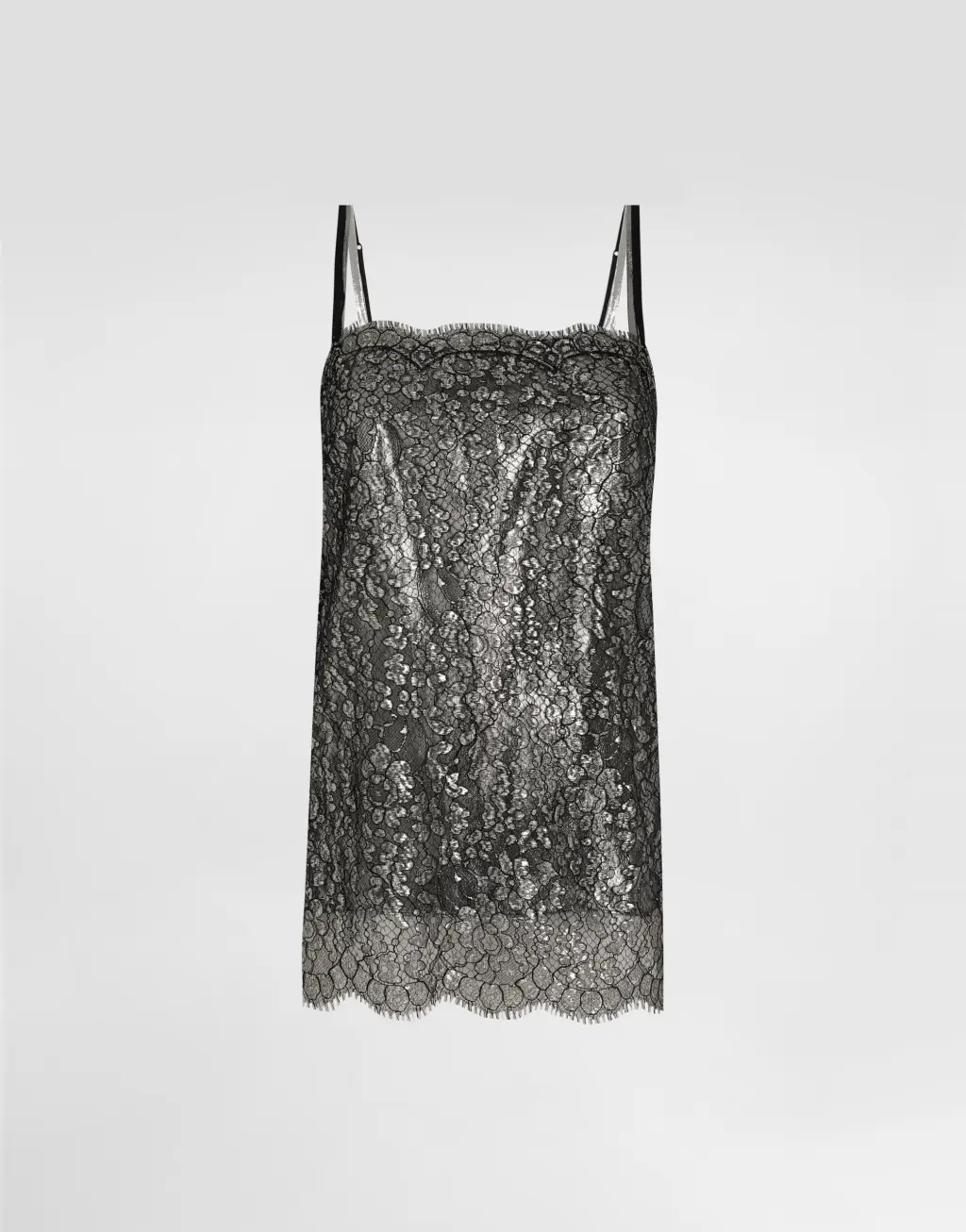 金银线蕾丝上衣