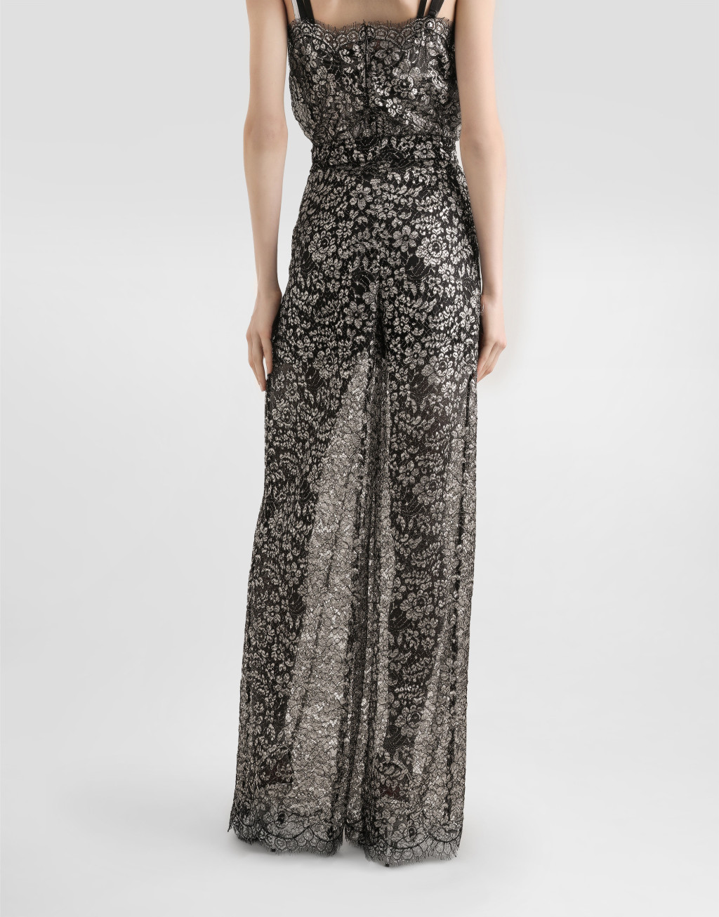 金银线蕾丝长裤5