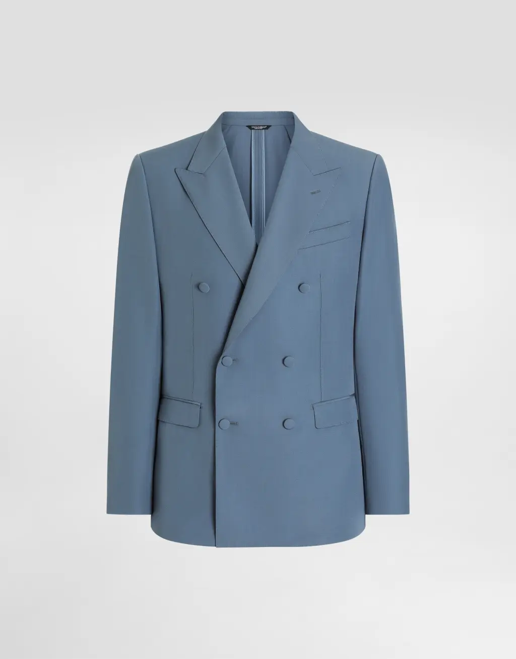 羊毛府绸双排扣夹克