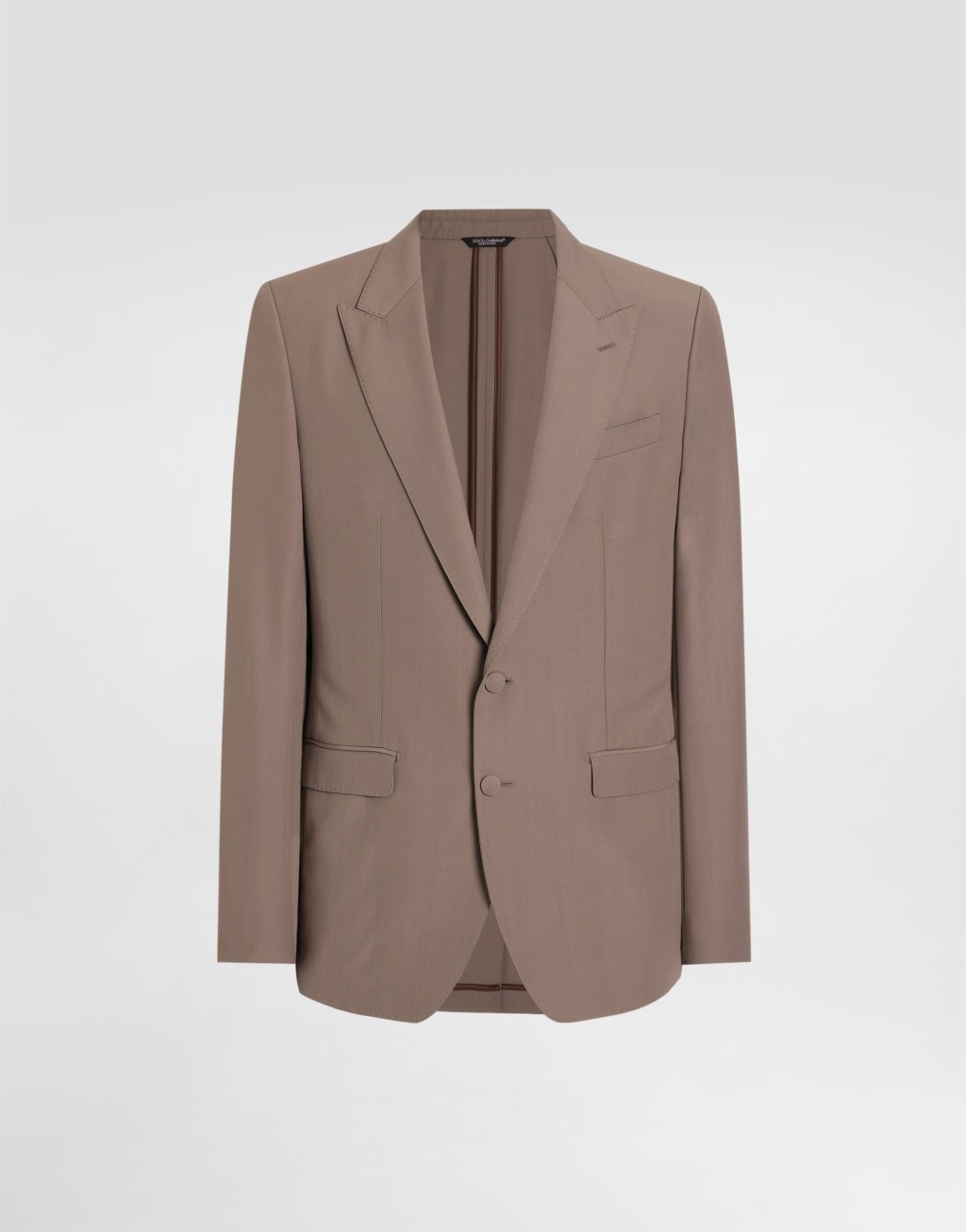 羊毛府绸单排扣夹克1