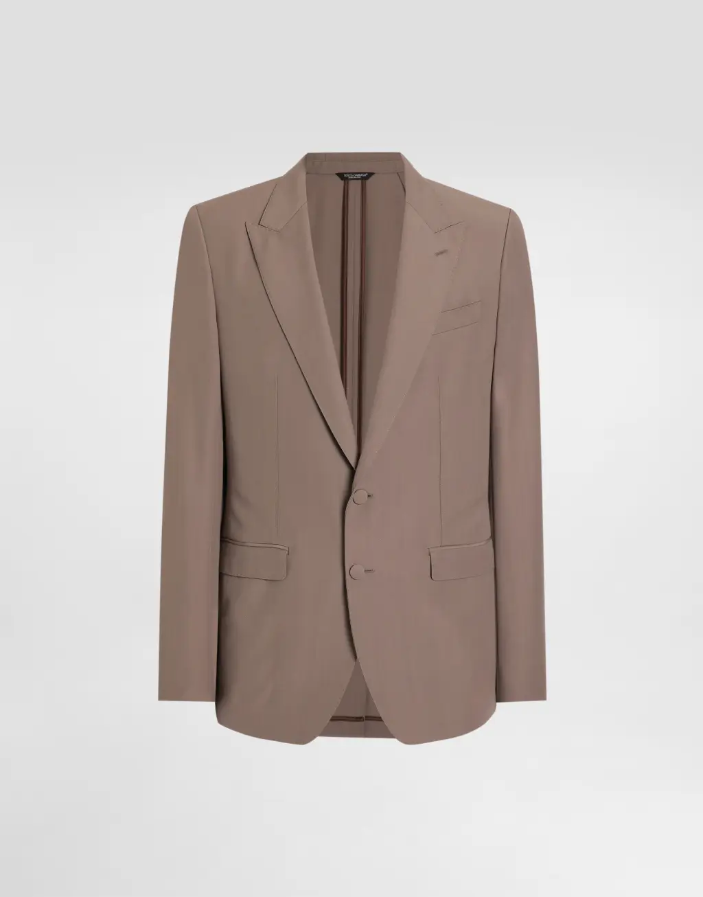 羊毛府绸单排扣夹克