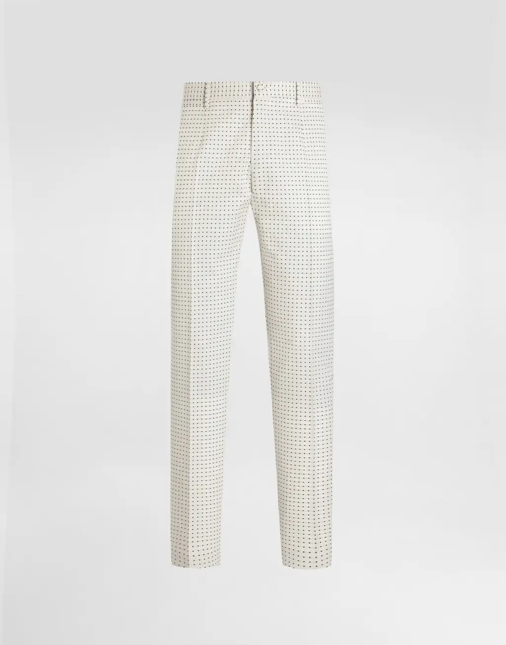 微型图案提花长裤