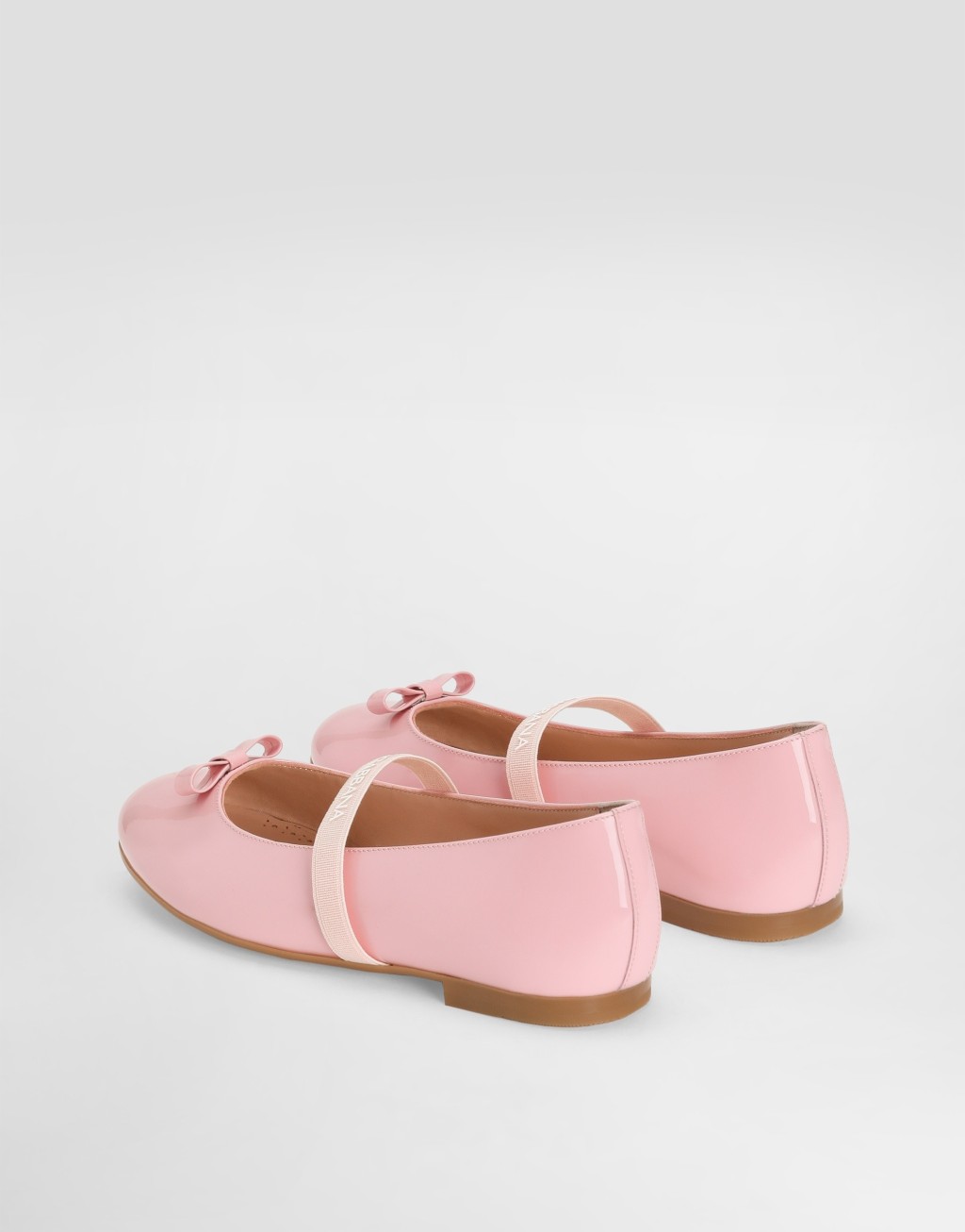 蝴蝶结漆皮芭蕾平底鞋3