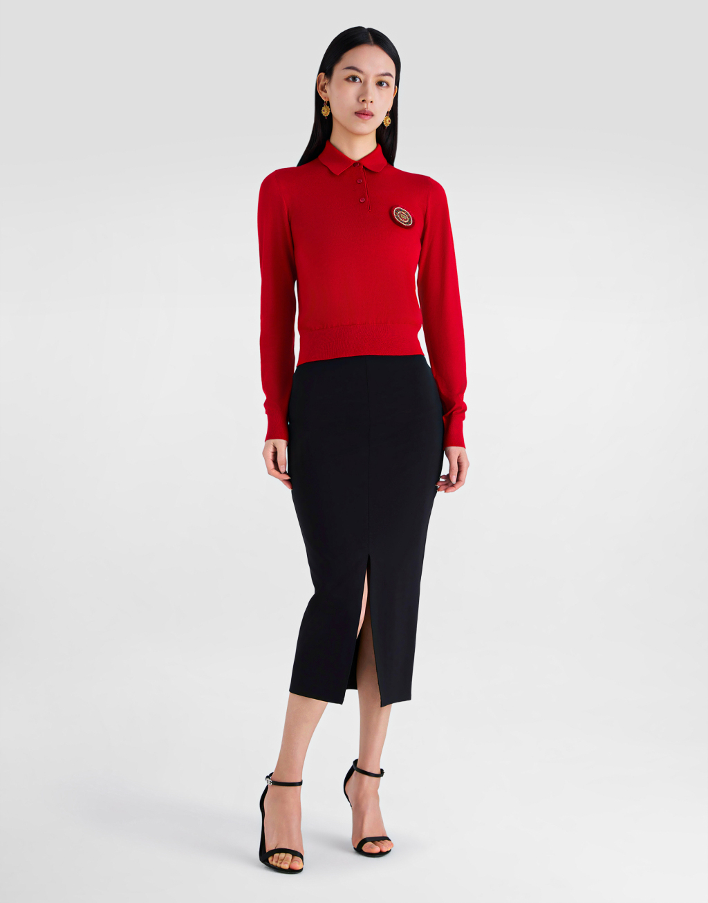 柔滑针织Polo衫2