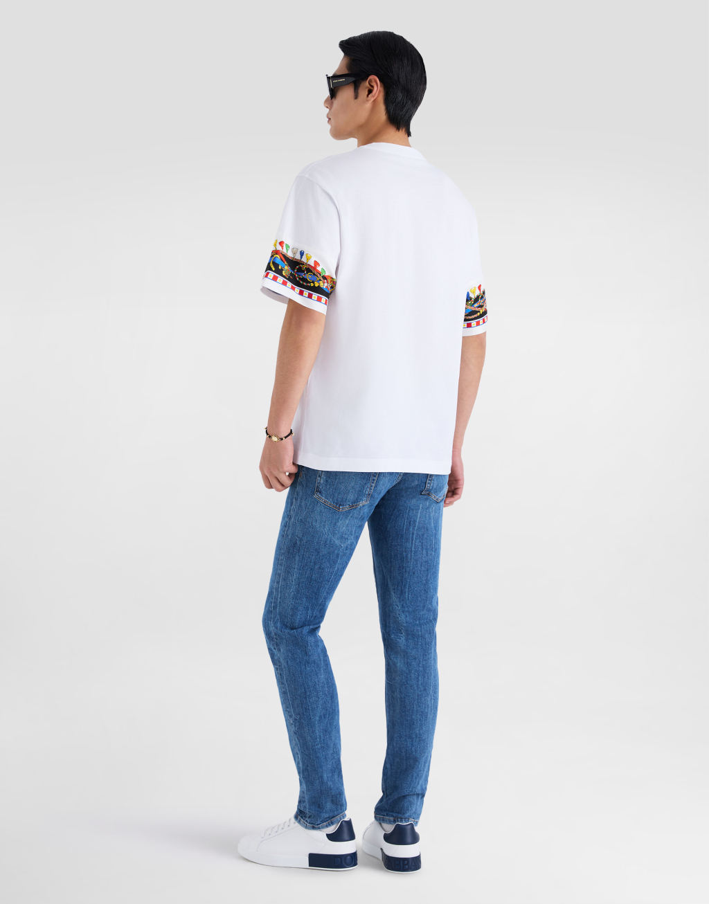 棉丝混纺印花 T 恤3