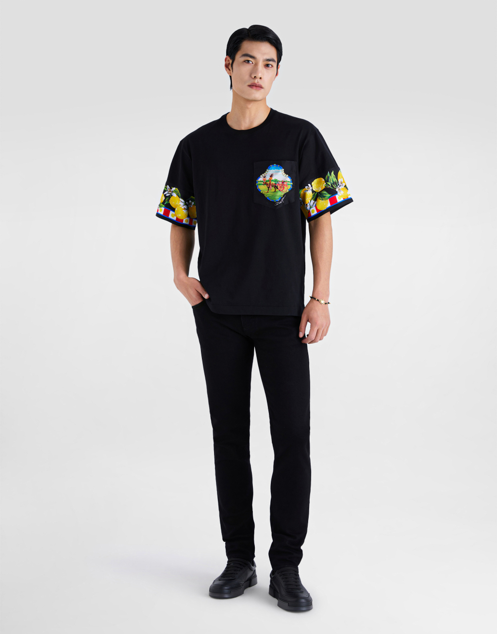 印花平纹针织 T 恤衫2